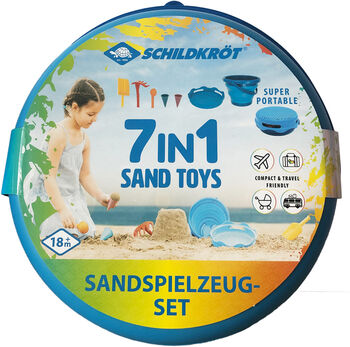 7in1 Sand Toys Falteimer Set  