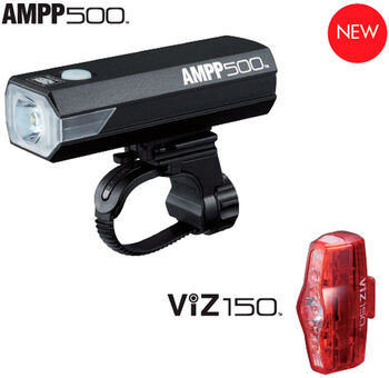 AMPP 500 + ViZ 150 Fahrradlicht-Set
