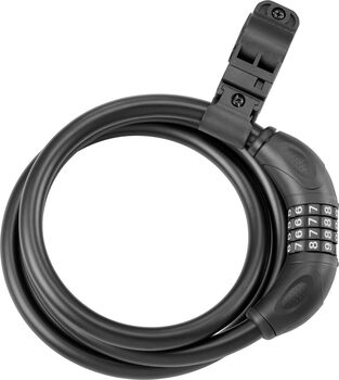 Kabelschloss Spiral 150 Code einstellbar, 15 mm Kabel,mit Rahmenhalter