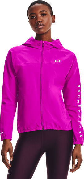· Armour® Under Hooded Damen · » | INTERSPORT Trainingsjacke Woven Pink