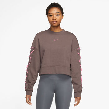Dri-FIT Get Fit Lace-Up Crew-Neck Sweater