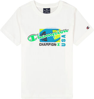 Crewneck Legacy T-Shirt · Weiß · Kinder » Champion® | INTERSPORT
