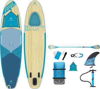 iSUP 400 FAM Stand-Up-Paddle-Set mit Sichtfenster