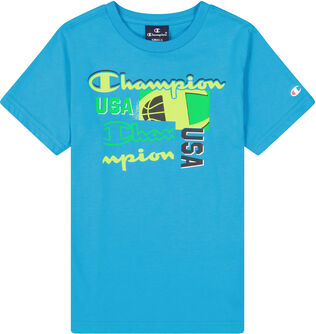 Crewneck Legacy T-Shirt · Blau · Kinder » Champion® | INTERSPORT