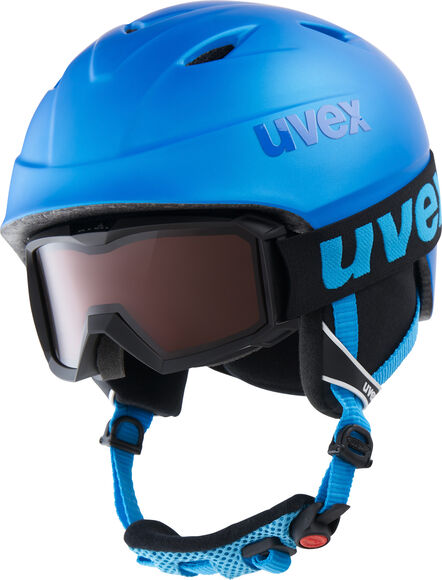bedrag magnifiek Toeval Airwing 2 Pro Skihelm & Brille · blau · Kinder » Uvex® | INTERSPORT